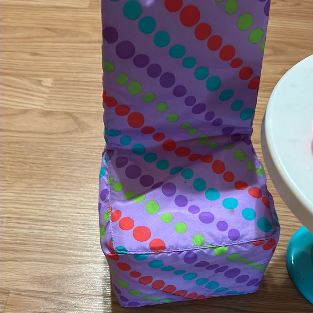 Colorful Doll Dining Set with Accessories - Picture 4 of 5